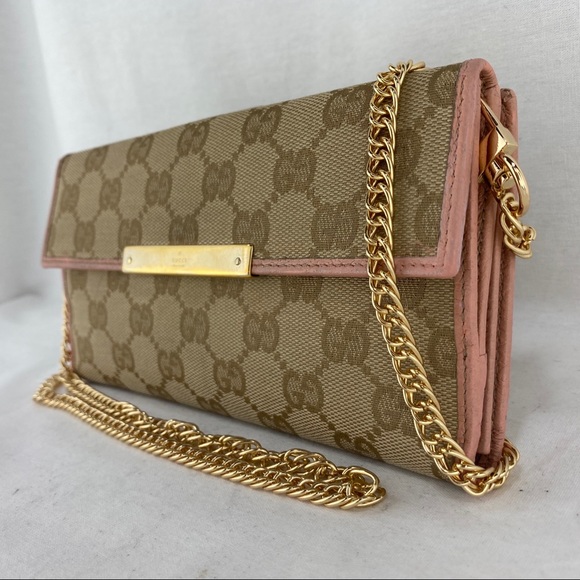 GUCCI GG Supreme Wallet on Chain - Picture 6 of 15